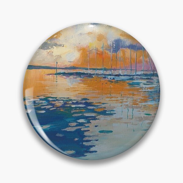 Item preview, Sunset impression by the lake. designed and sold by SiposLorandArt.