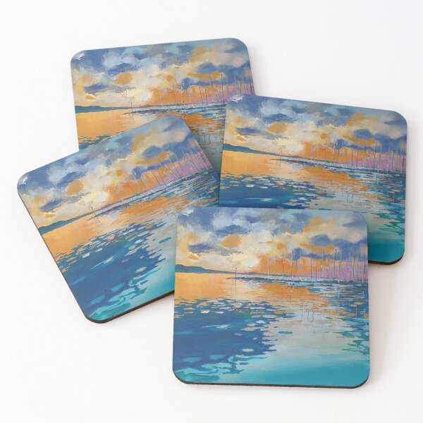 Item preview, Sunset impression by the lake. designed and sold by SiposLorandArt.