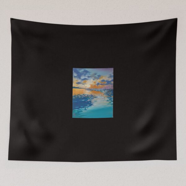 Item preview, Sunset impression by the lake. designed and sold by SiposLorandArt.