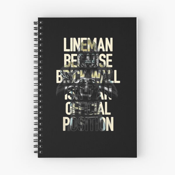 Item preview, Brick Wall Isn't An Official Position Lineman designed and sold by tolivia.