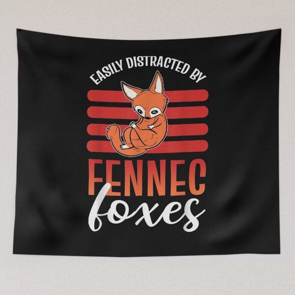 Item preview, Easily Distracted Fennec Foxes Fennec Fox designed and sold by tolivia.