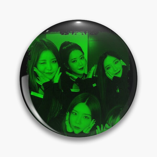 Item preview, Brave Girls Kpop Group Members Green Korean Kpop RGB Color Design designed and sold by Piosenka Art.