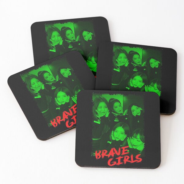 Item preview, Brave Girls Kpop Group Members Green Korean Kpop RGB Color Design designed and sold by Piosenka Art.