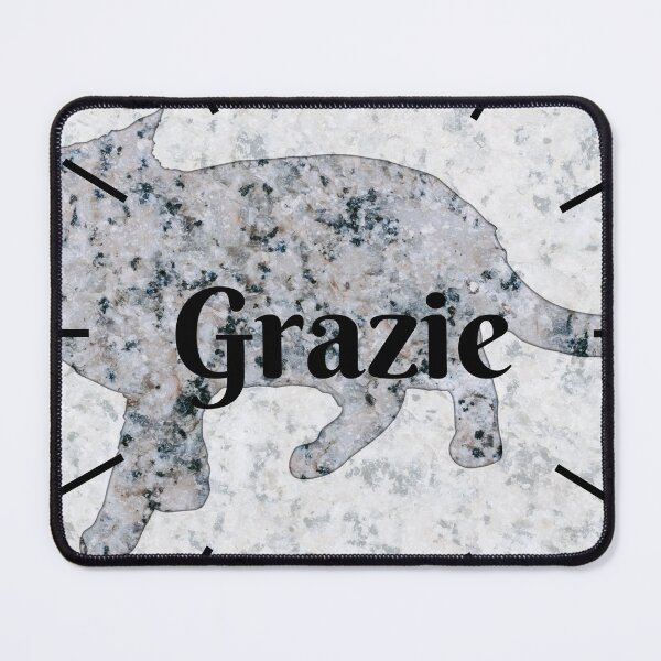 Item preview, A Big And Sparkling Thank You in Italian (Brighten Up Your Day) - Greeting Card / Gift Idea / Gratitude Diary - Multilingual Meow Says It for You designed and sold by sthNnth.