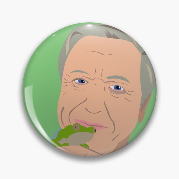 Item preview, Sir David Attenborough vector print designed and sold by Georgia Davies-Phillips.