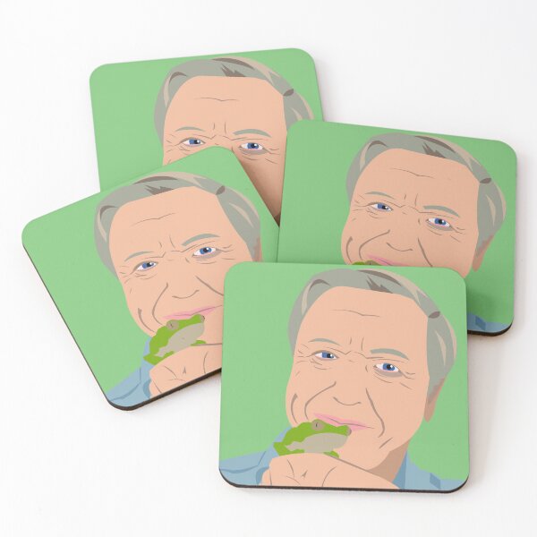 Item preview, Sir David Attenborough vector print designed and sold by Georgia Davies-Phillips.