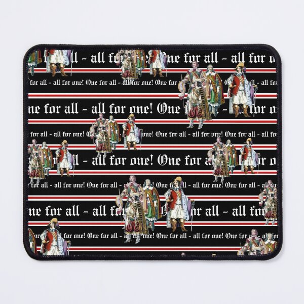 Item preview, One for all, all for one, the three musketeers designed and sold by Mauswohn.