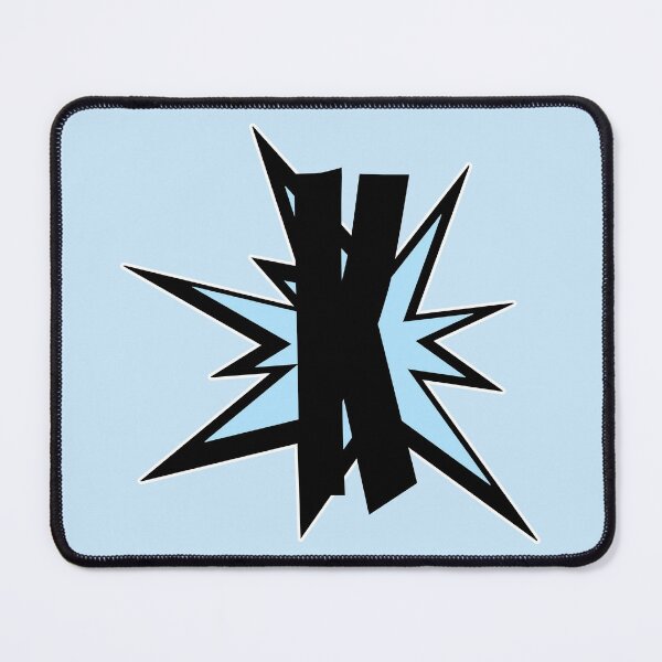 Item preview, K letter as comic art - alphabet monogram - initials designed and sold by MadandMean.