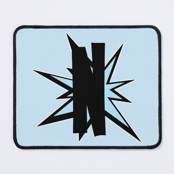 Item preview, Letter N as comic art pop art alphabet monogram - initials designed and sold by MadandMean.