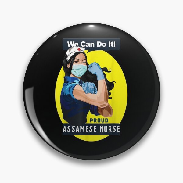 Item preview, Assamese Proud Frontline Worker Rosie Riveter Nurse Doctor designed and sold by tolivia.