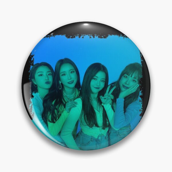 Item preview, Brave Girls Kpop Group Members Blue Korean Kpop RGB Color Design designed and sold by Piosenka Art.