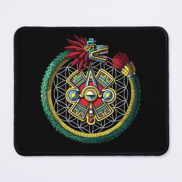 Item preview, Aztec Quetzalcoatl Ouroboros designed and sold by underheaven.