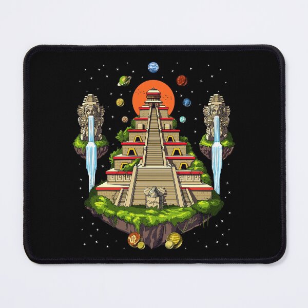 Item preview, Space Aztec Pyramid designed and sold by underheaven.