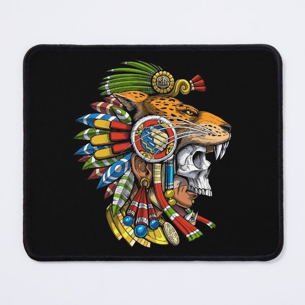 Item preview, Aztec Jaguar Skull Mask designed and sold by underheaven.