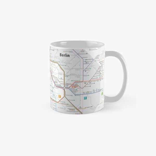 U-Bahn von Berlin Tasse (Standard)