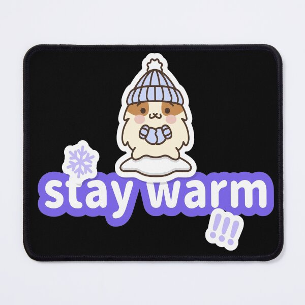 Item preview, Stay Warm Hamster designed and sold by YueHeng Creates ⭐⭐⭐⭐⭐.