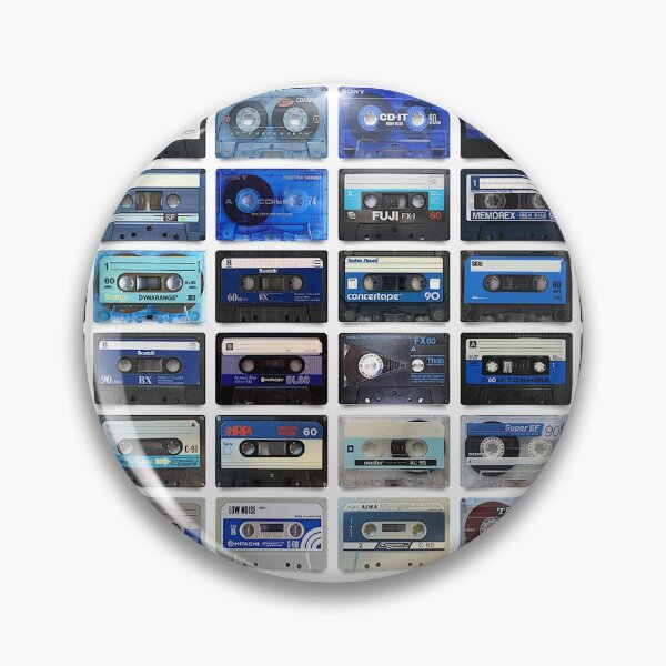 Item preview, C-90 Blue Cassette Tapes designed and sold by memeasaurus.