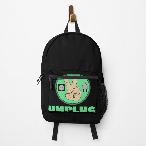 Item preview, Funny Sarcastic Novelty Unplug Tshirt Design UNPLUG PEACE 2 designed and sold by Rumminger960.
