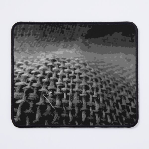 Item preview, Woven Fabric Grey Hessian Black and White Photo designed and sold by Beachy.