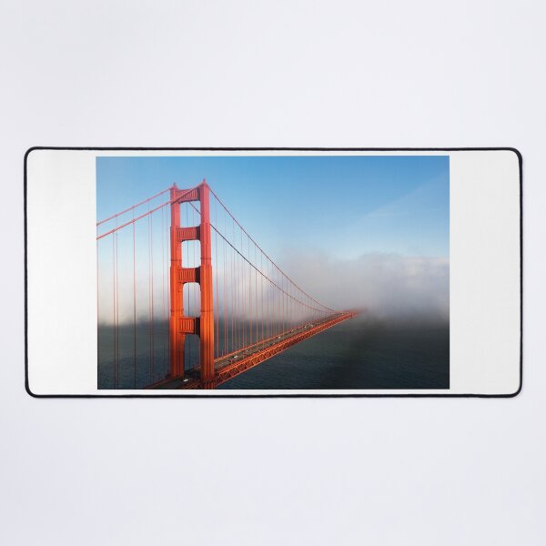 Item preview, Fog across the Golden Gate Bridge California designed and sold by Happiness Creators.