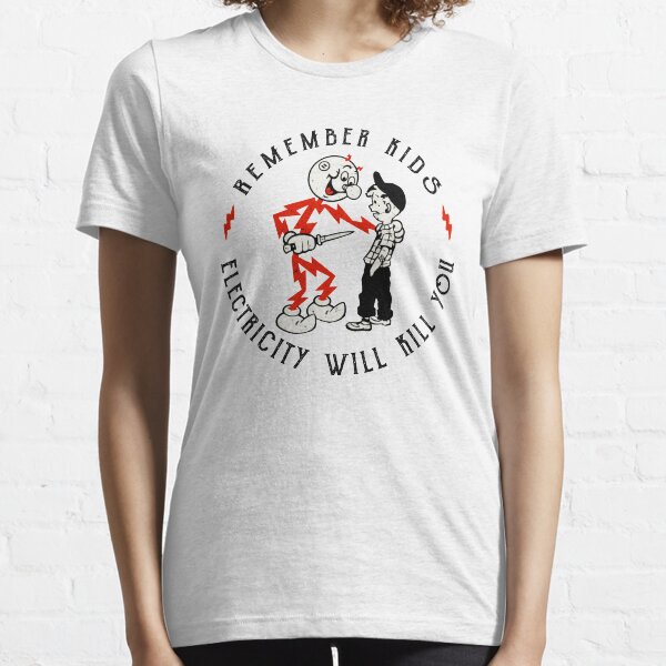 Reddy Kilowatt, remember kids electricity will kill you Essential T-Shirt