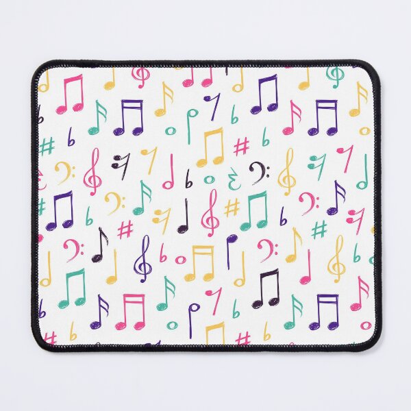 Item preview, Colorful Music Notes Pattern designed and sold by cursotti.