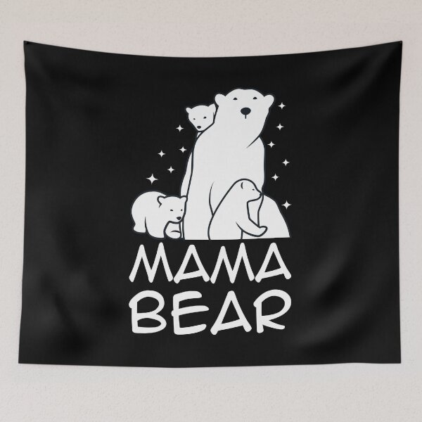 Item preview, Mama Bear and 3 Cubs T-Shirt, Mama Bear Shirt, Bear Shirt, Mom Shirt, Mom Life Gift, Motherhood Shirt designed and sold by UrbanJupiter1.