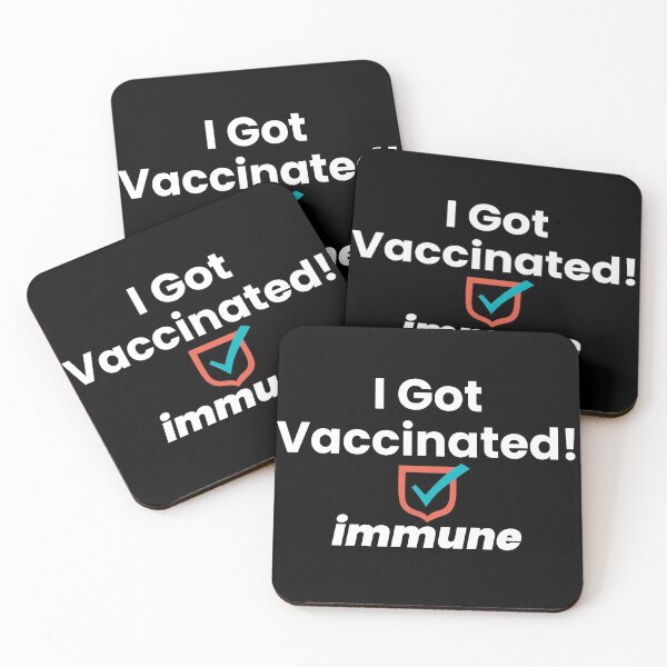 Item preview, wihte vaccine passport, corona19 vaccination ,I'm vaccinated designed and sold by Queengood.