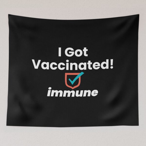Item preview, wihte vaccine passport, corona19 vaccination ,I'm vaccinated designed and sold by Queengood.