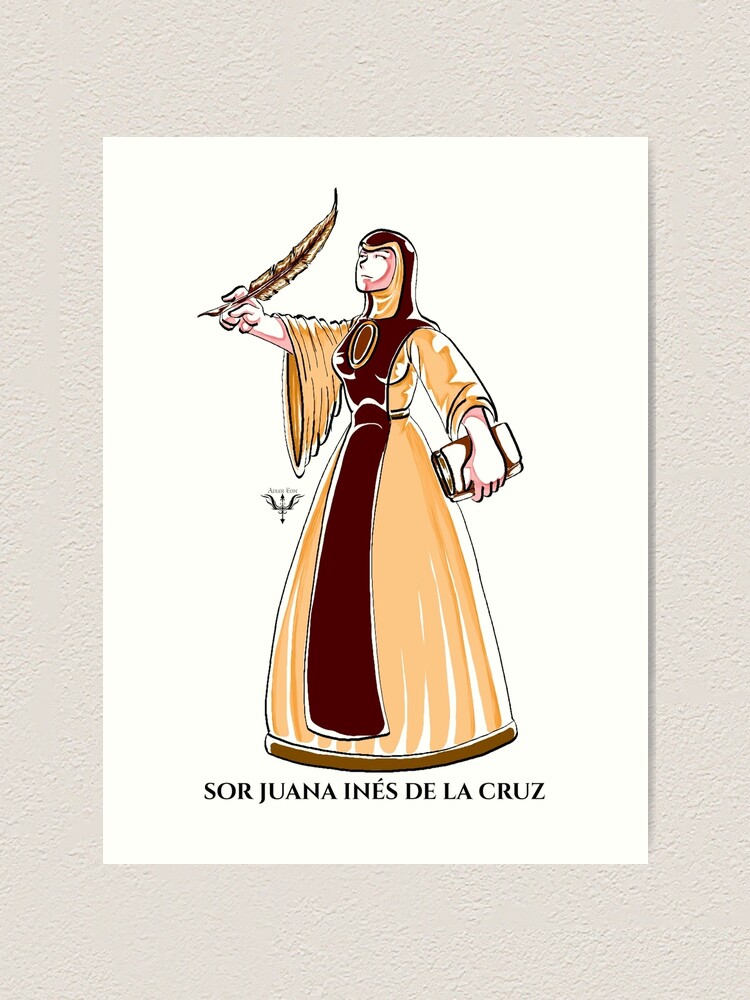 Lámina artística «Sor Juana Ines de la Cruz» de adlereon | Redbubble
