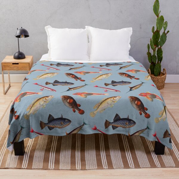 Item preview, Fish - Vintage style fantastic fish pattern designed and sold by yennyz.