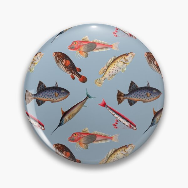 Item preview, Fish - Vintage style fantastic fish pattern designed and sold by yennyz.