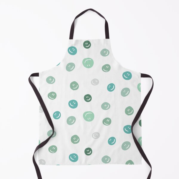 Item preview, cute little pastel green smileys designed and sold by moonbean-art.