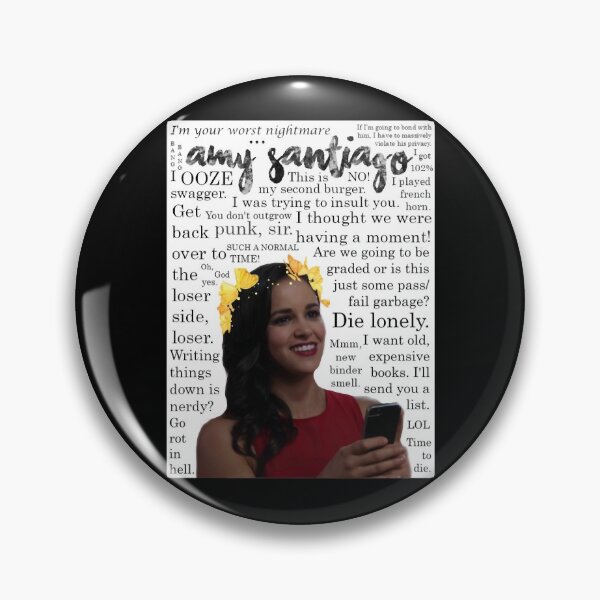 Item preview, amy santiago text design designed and sold by NealMorganDean.