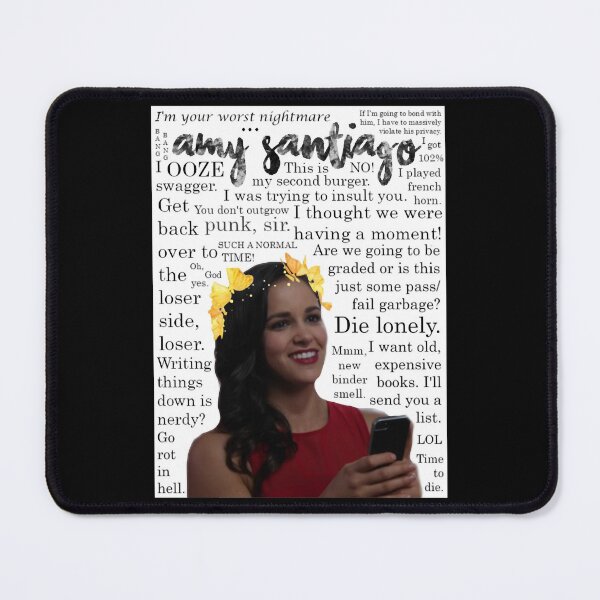 Item preview, amy santiago text design designed and sold by NealMorganDean.