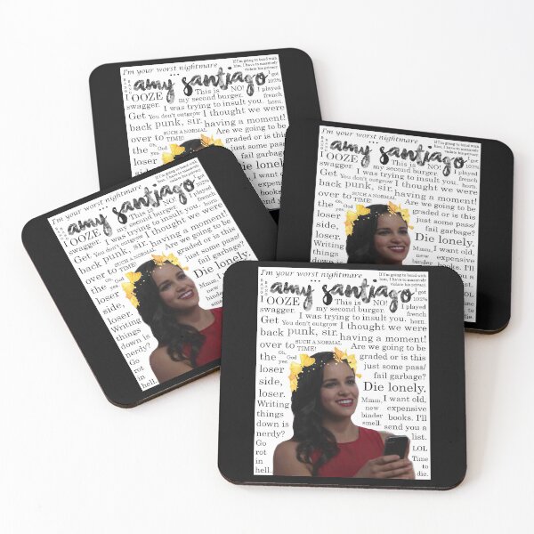 Item preview, amy santiago text design designed and sold by NealMorganDean.