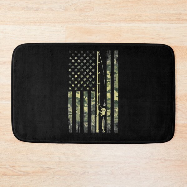 Item preview, Fishing Pole American Flag Usa Camo Camouflage Fishing Rod designed and sold by robinxam.