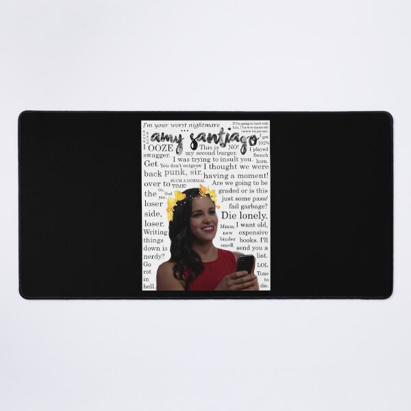 Item preview, amy santiago text design designed and sold by NealMorganDean.