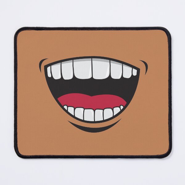 Item preview, Happy AH Big Open Mouth - Tan Skin Complexion (Other complexions available!) designed and sold by teeworthy.