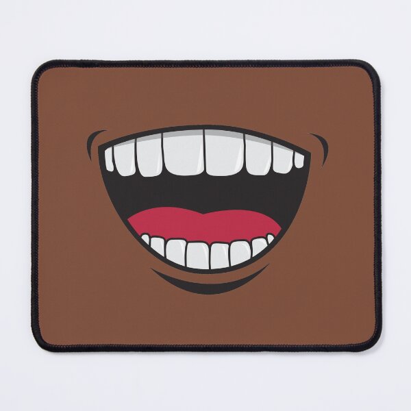 Item preview, Happy AH Big Open Mouth - Dark Skin Complexion (Other complexions available!) designed and sold by teeworthy.