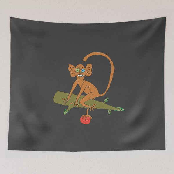 Item preview, Funny Crazy Monkey designed and sold by BlackLineWhite.