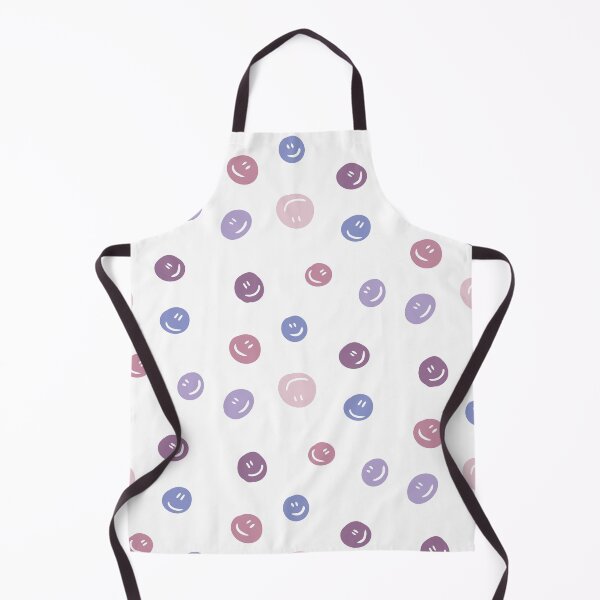 Item preview, cute little pastel purple smileys designed and sold by moonbean-art.