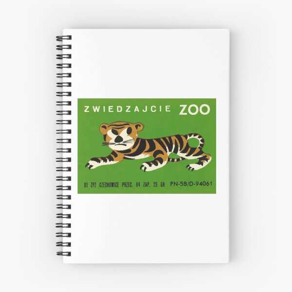 Item preview, Polish Zoo Tiger Matchbox Label designed and sold by retrographics.