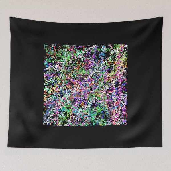 Item preview, Hipster colorful flower shower designed and sold by TwaN97.