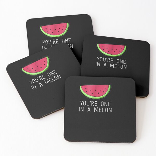 Item preview, You're One In A Melon Watermelon Pun designed and sold by robinxam.