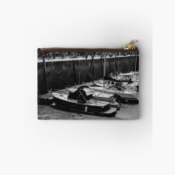 Item preview, View on the harbor of Saint-Martin-de-Ré in Black and White designed and sold by FotoMahieu.