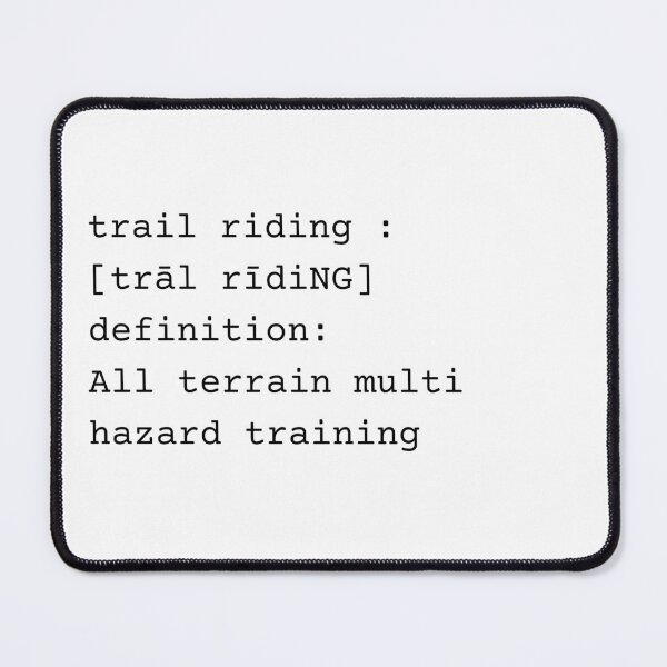 Item preview, Trail riding white designed and sold by Iojofruits.