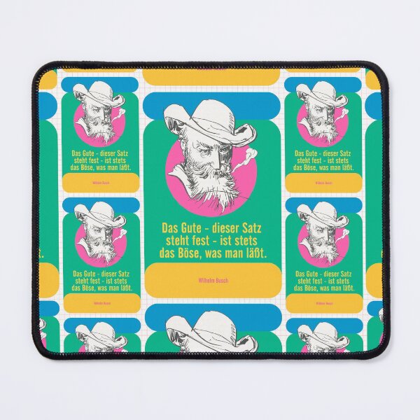 Item preview, Wilhelm Busch quote, German poet designed and sold by Mauswohn.