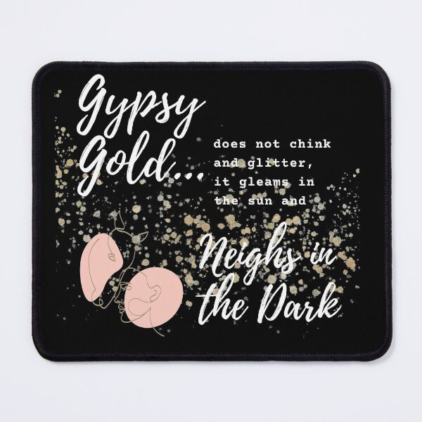 Item preview, Gypsy gold -  horse saying black designed and sold by Iojofruits.