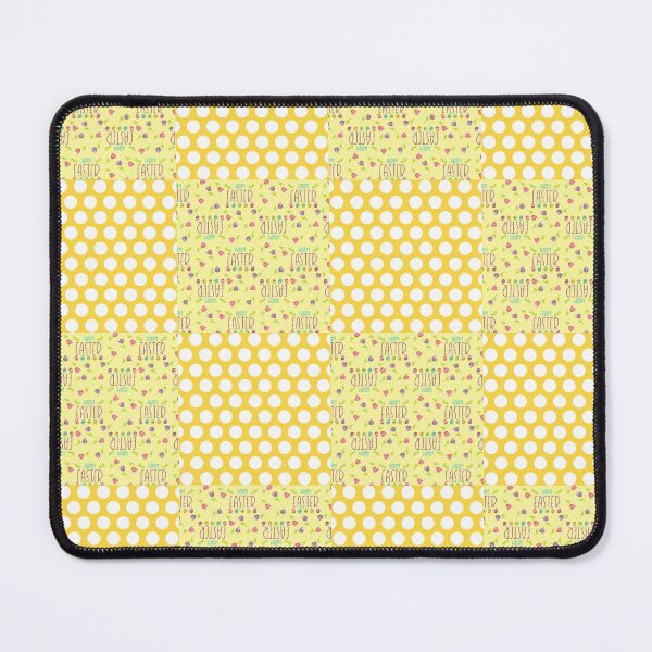 Item preview, Happy Easter Yellow Polka Dot Pattern designed and sold by dreamofdenim.